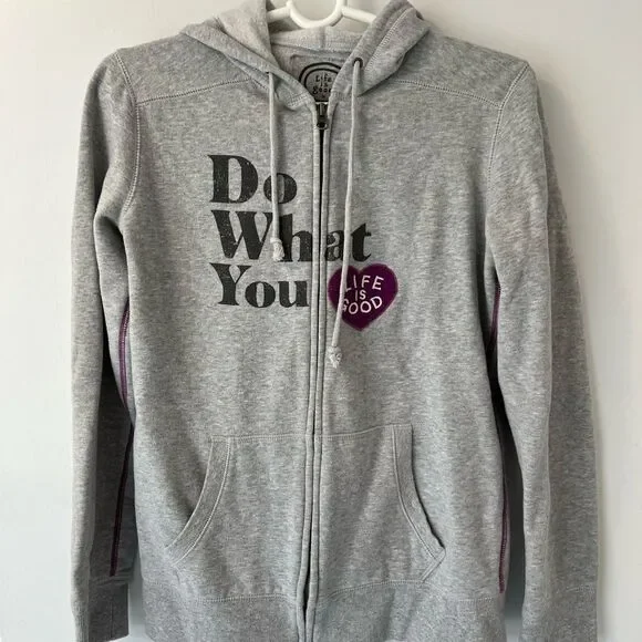 Life is Good Fleece Hoodie - Picture 2 of 6